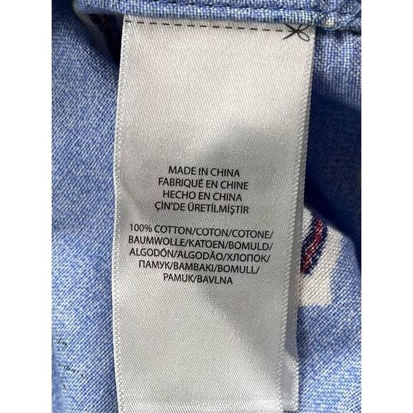 POLO Ralph Lauren Boys Size XL Oxford Button Down Harvard Bear Preppy Print EUC - Picture 13 of 13